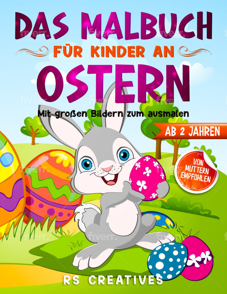 Malbuch Ostern ab 2 Jahren